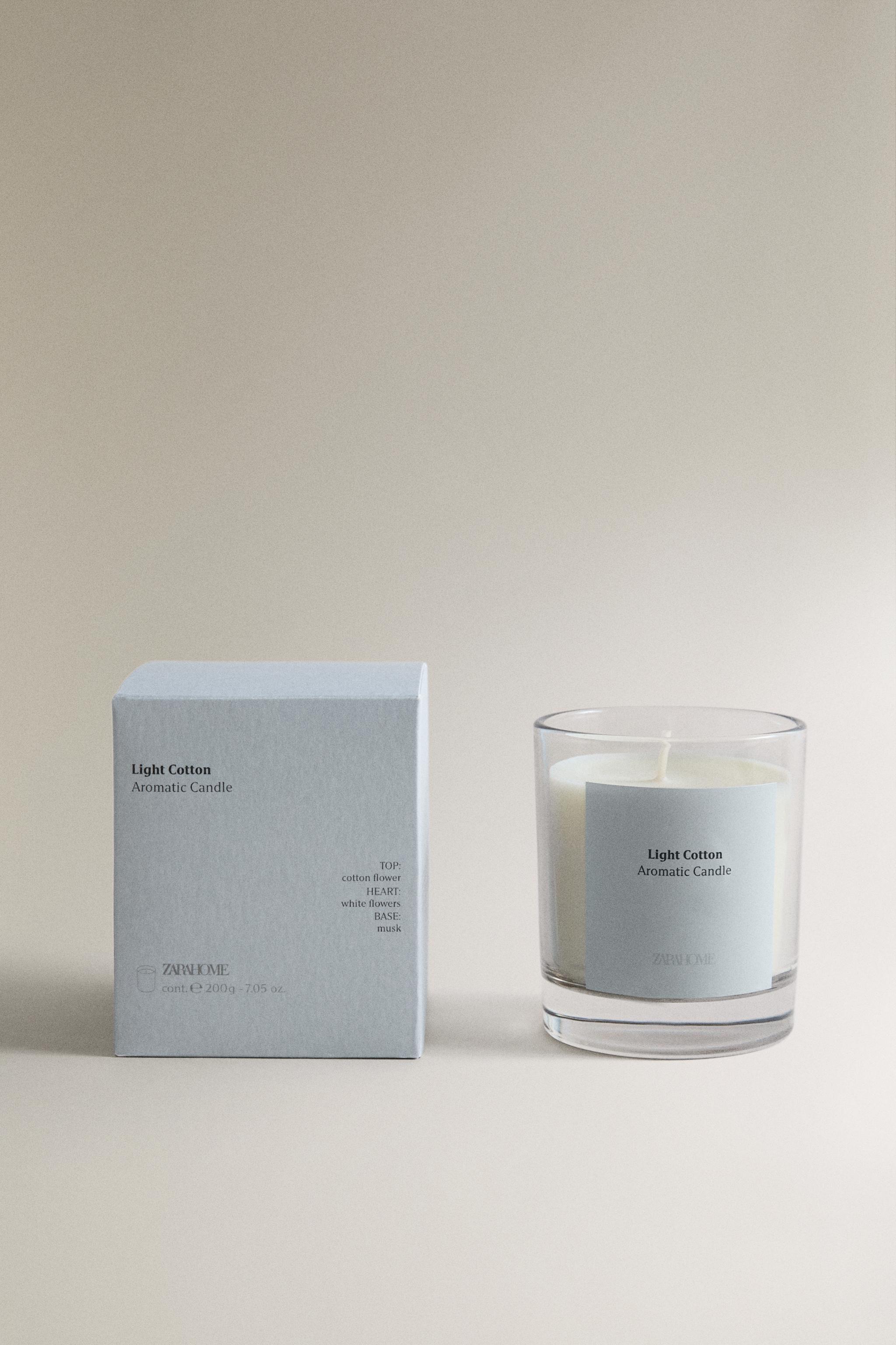 (200 GR) BOUGIE PARFUMÉE LIGHT COTTON